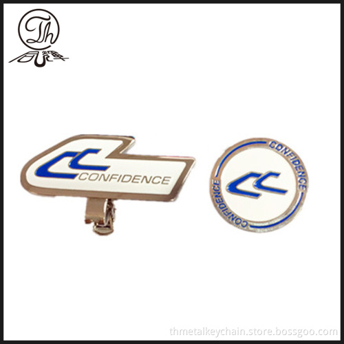 Custom Japan golf metal markers with clips